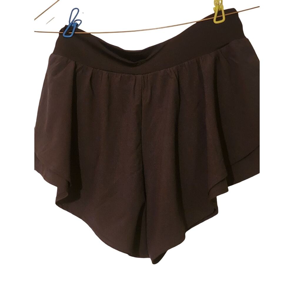 Black Skort Ruffle Skirt Girls Size L (10/12)